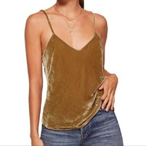 Reformation Duchess Velvet Top